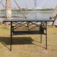 Outdoor Folding Table Easy To Install Camping Desk Aluminum Alloy Lightweight Picnic Tables Portable Storage Egg Roll Long Desks Manwatstore