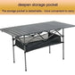 Outdoor Folding Table Easy To Install Camping Desk Aluminum Alloy Lightweight Picnic Tables Portable Storage Egg Roll Long Desks Manwatstore
