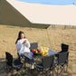 Outdoor Folding Table Easy To Install Camping Desk Aluminum Alloy Lightweight Picnic Tables Portable Storage Egg Roll Long Desks Manwatstore