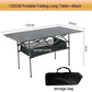 Outdoor Folding Table Easy To Install Camping Desk Aluminum Alloy Lightweight Picnic Tables Portable Storage Egg Roll Long Desks Manwatstore