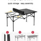 Outdoor Folding Table Easy To Install Camping Desk Aluminum Alloy Lightweight Picnic Tables Portable Storage Egg Roll Long Desks Manwatstore