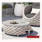 Outdoor Rattan Patio Furniture Set Cushioned Wicker Loveseat Garden Backyard Porch Sofa All Weather Durable Manwatstore