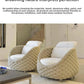 Outdoor Rattan Patio Furniture Set Cushioned Wicker Loveseat Garden Backyard Porch Sofa All Weather Durable Manwatstore