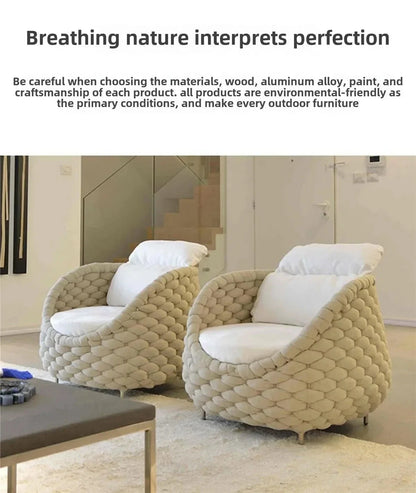Outdoor Rattan Patio Furniture Set Cushioned Wicker Loveseat Garden Backyard Porch Sofa All Weather Durable Manwatstore