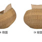 Outdoor sofa courtyard terrace rattan three-piece set coffee table circular garden leisure rattan furniture combination rattan Manwatstore