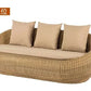 Outdoor sofa courtyard terrace rattan three-piece set coffee table circular garden leisure rattan furniture combination rattan Manwatstore