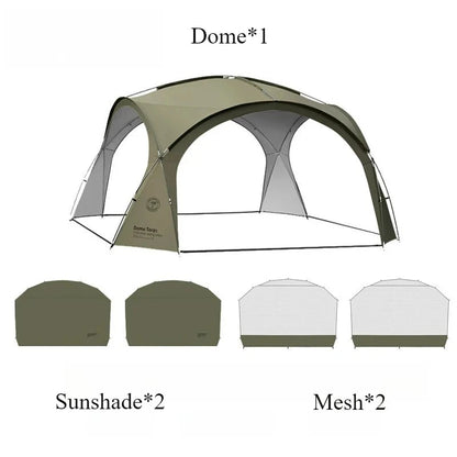 Outdoor Summer Sunshade Camping Canopy Comfortable Portable Waterproof Hiking Shelters Picnic Parties Camping Equipment Manwatstore
