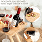 Outdoor Wine Picnic Table, Folding Wine Table, Charcuterie Board with Wine Glass Holder, Mini Table for Picnic, Picnic Date Esse Manwatstore