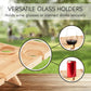 Outdoor Wine Picnic Table, Folding Wine Table, Charcuterie Board with Wine Glass Holder, Mini Table for Picnic, Picnic Date Esse Manwatstore