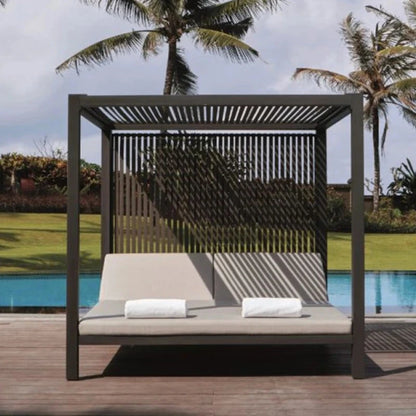 Outside Furniture Pool Outdoor Bed Canada Luxury Garden Patio Daybed Canopy Beach Day Bed Swimming Pool Cabana Beds Outdoor Manwatstore