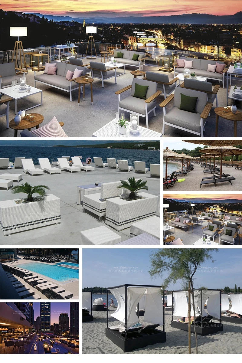 Outside Furniture Pool Outdoor Bed Canada Luxury Garden Patio Daybed Canopy Beach Day Bed Swimming Pool Cabana Beds Outdoor Manwatstore