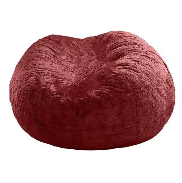 Oversized Gray Bean Bag Chair - Giant Pouf Sofa Bed | Relax Lounge Furniture UK (No Filling) Oversized Bean Bag Chair Cover (No Filling) Manwatstore