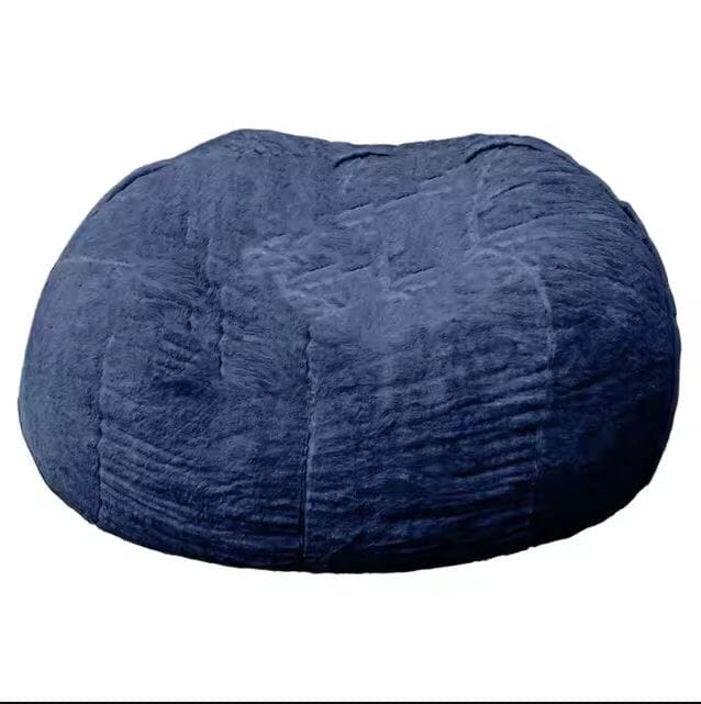 Oversized Gray Bean Bag Chair - Giant Pouf Sofa Bed | Relax Lounge Furniture UK (No Filling) Oversized Bean Bag Chair Cover (No Filling) Manwatstore