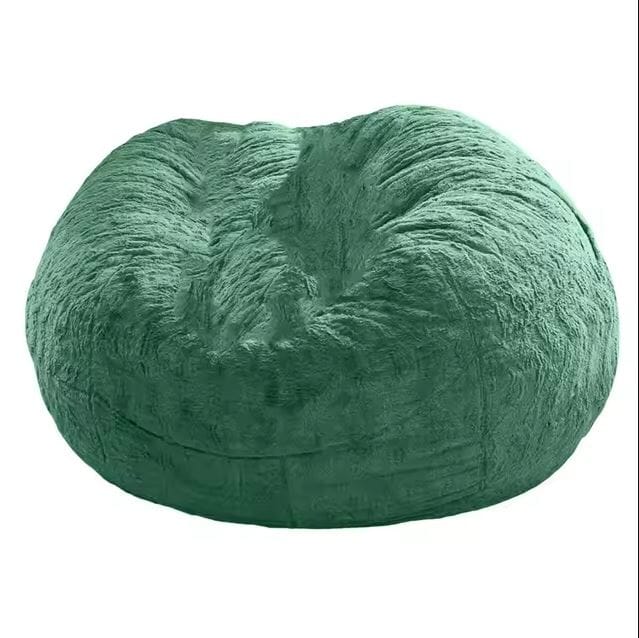 Oversized Gray Bean Bag Chair - Giant Pouf Sofa Bed | Relax Lounge Furniture UK (No Filling) Oversized Bean Bag Chair Cover (No Filling) Manwatstore