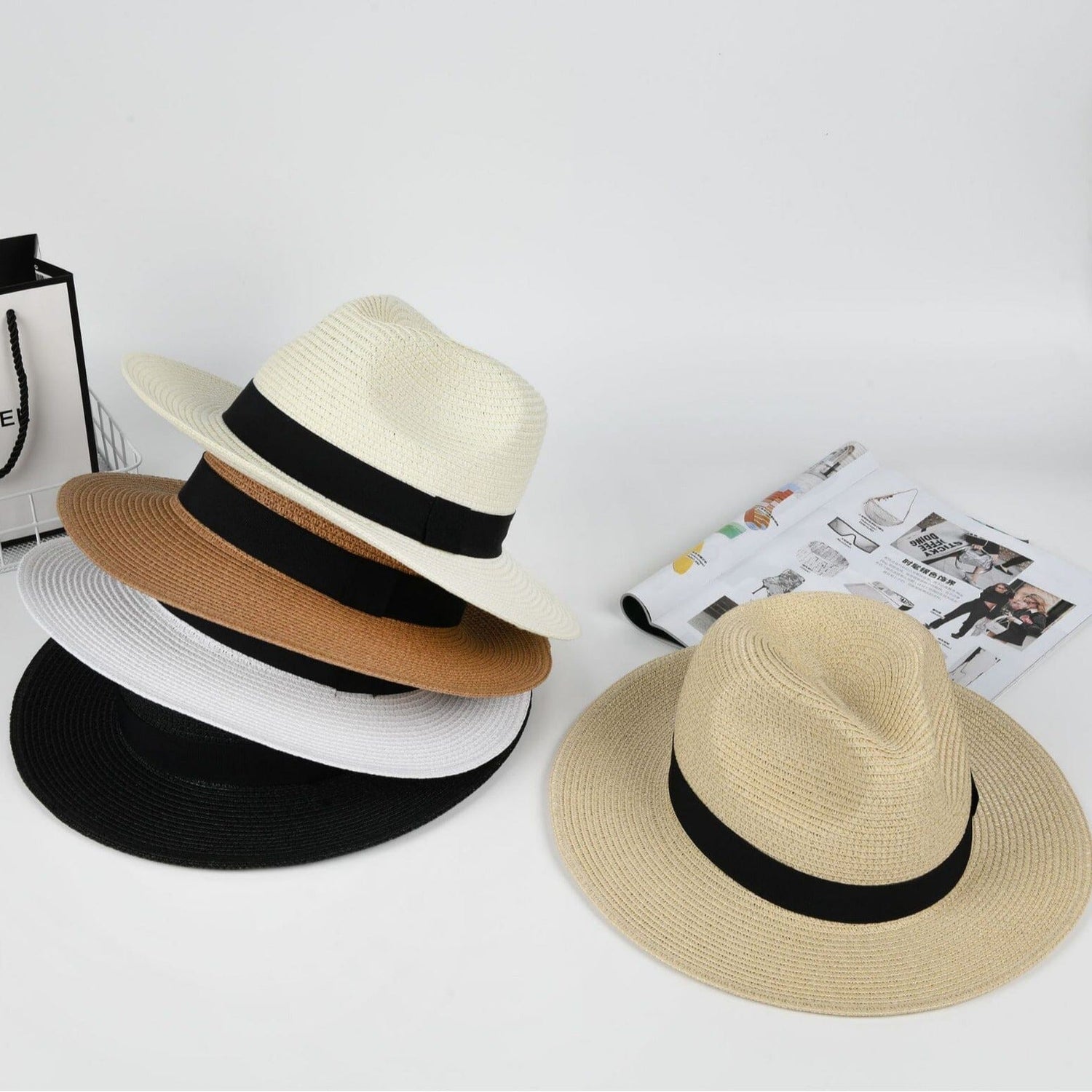 Panama Straw Hat Large Head Circumference For Women 0 Manwatstore