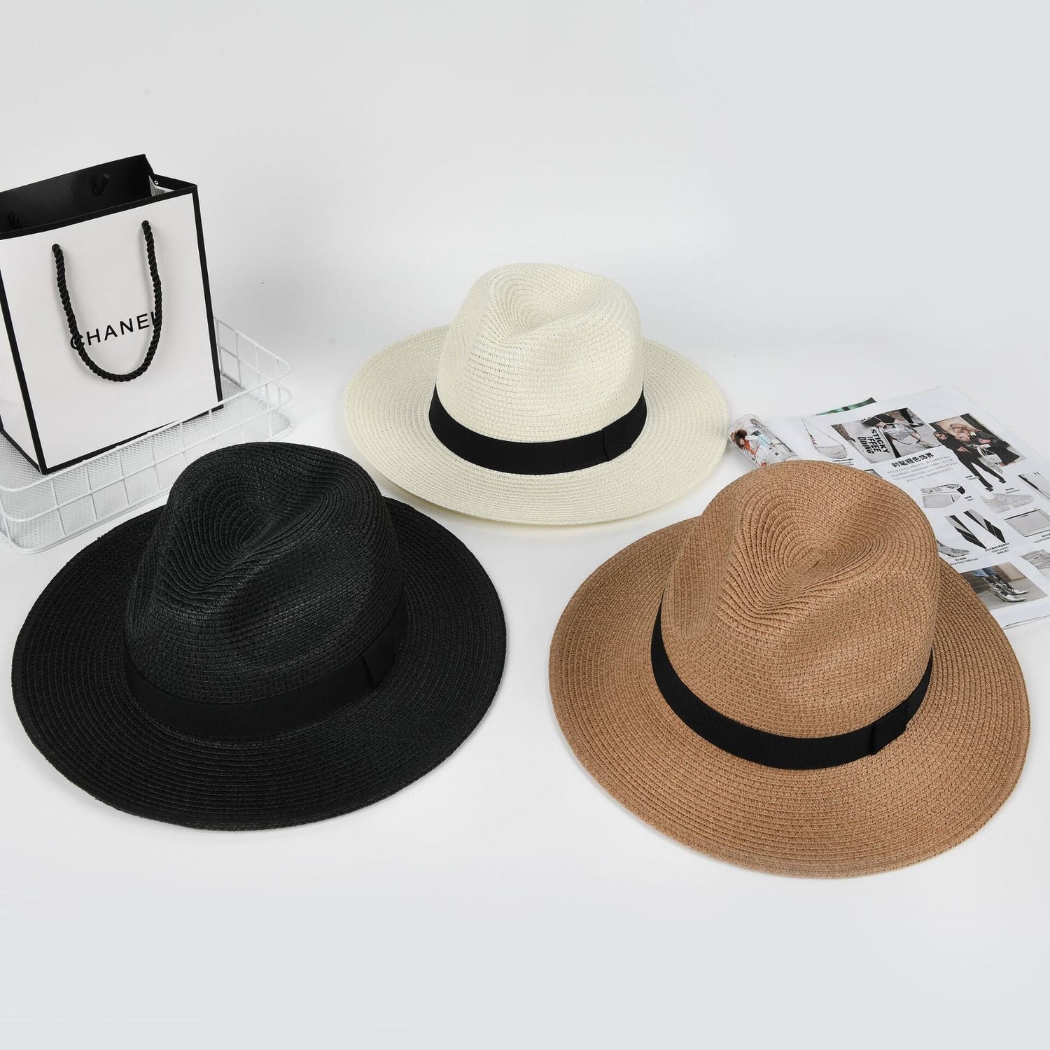 Panama Straw Hat Large Head Circumference For Women 0 Manwatstore