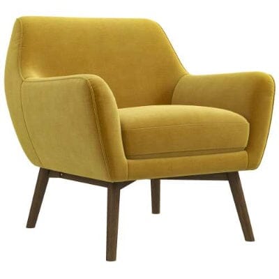 Panom Gold Velvet Lounge Chair 0 Manwatstore