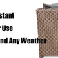Patio Modern Wicker All Weather Aluminum Rattan Outdoor Corner L-Shaped Dining Garden Sofa Set Manwatstore