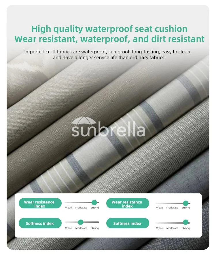 Patio Modern Wicker All Weather Aluminum Rattan Outdoor Corner L-Shaped Dining Garden Sofa Set Manwatstore