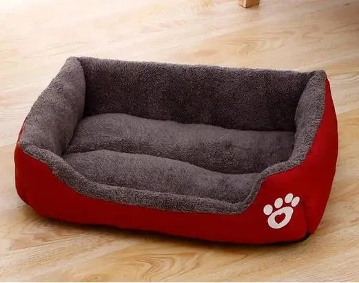 Pet Cat Dog Bed Cozy Square Plush Kennel Puppy Sofa Bed Cushion Pet Product Accessories For Small Medium Animal Doghouse Manwatstore