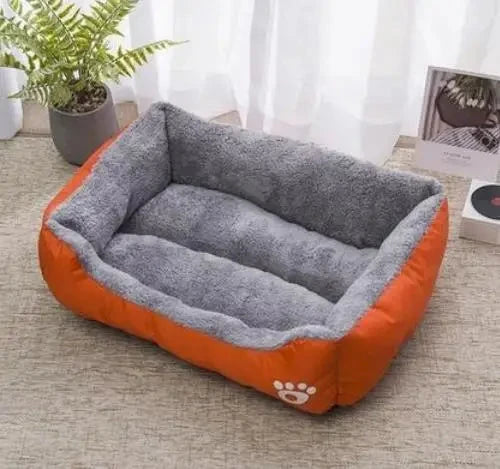 Pet Cat Dog Bed Cozy Square Plush Kennel Puppy Sofa Bed Cushion Pet Product Accessories For Small Medium Animal Doghouse Manwatstore