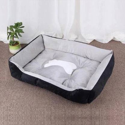 Pet Cat Dog Bed Cozy Square Plush Kennel Puppy Sofa Bed Cushion Pet Product Accessories For Small Medium Animal Doghouse Manwatstore