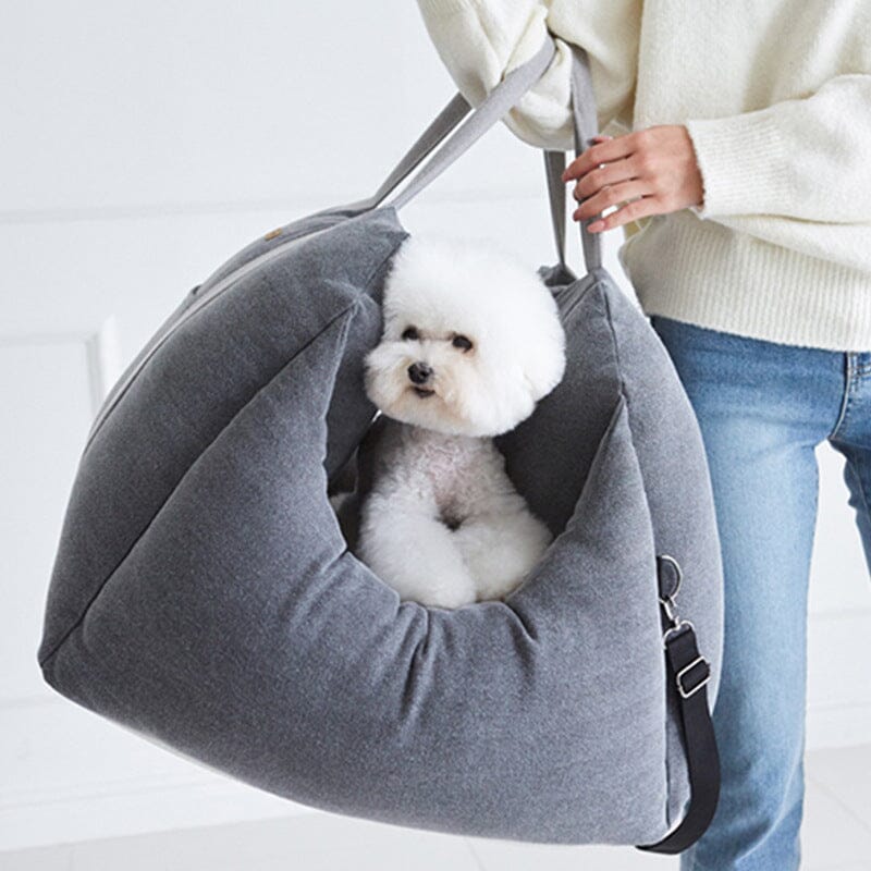 Pet Dog Car Carrier Seat Waterproof Basket Portable Car Seat Safety Travelling Mesh Hanging Bags Breathable Beds &amp; Sofas 0 Manwatstore