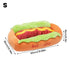 Pet Hot Dog Kennel Cute Cartoon Sausage Kennel Warm Comfortable Cat Dog Bed Sofa Removable Washable Pet Mat Pet Puppies Supplies Manwatstore