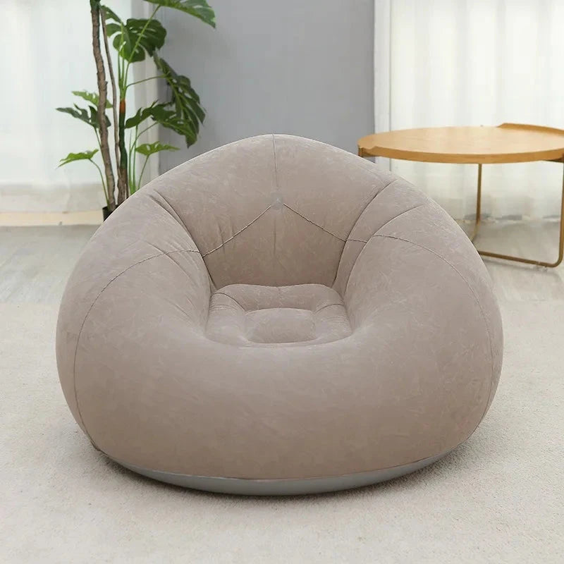 Popular Inflatable Lazy Sofa Spherical Inflatable Sofa Pvc Flocking Football Sofa Bean Bag Inflatable Sofa Blow Up Bed Manwatstore