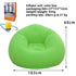 Popular Inflatable Lazy Sofa Spherical Inflatable Sofa Pvc Flocking Football Sofa Bean Bag Inflatable Sofa Blow Up Bed Manwatstore