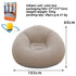 Popular Inflatable Lazy Sofa Spherical Inflatable Sofa Pvc Flocking Football Sofa Bean Bag Inflatable Sofa Blow Up Bed Manwatstore