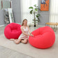 Popular Inflatable Lazy Sofa Spherical Inflatable Sofa Pvc Flocking Football Sofa Bean Bag Inflatable Sofa Blow Up Bed Manwatstore
