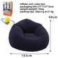 Popular Inflatable Lazy Sofa Spherical Inflatable Sofa Pvc Flocking Football Sofa Bean Bag Inflatable Sofa Blow Up Bed Manwatstore