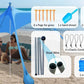 Portable Canopy Beach Tent Pop-up Sunshade UV Resistant Camping Bed Tent Windproof and Sunscreen Sun Shelter Canopy Garden House Manwatstore