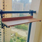 Portable Folding Desk Balcony Tables Multifunctional Hanging Railing Table Waterproof Modern Simple Small Home Design Furniture Manwatstore