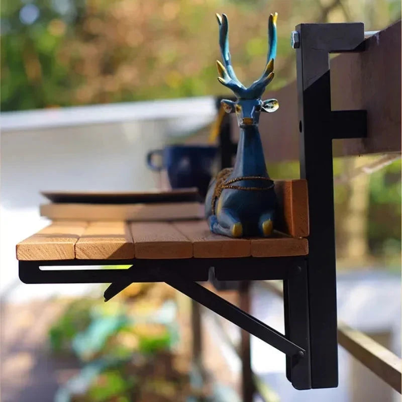 Portable Folding Desk Balcony Tables Multifunctional Hanging Railing Table Waterproof Modern Simple Small Home Design Furniture Manwatstore