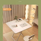 Portable Folding Round Dining Table Space Saving Kitchen Table Small Apartment Balcony Outdoor Lightweight Easy Storage Wood Manwatstore