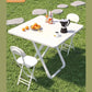 Portable Folding Round Dining Table Space Saving Kitchen Table Small Apartment Balcony Outdoor Lightweight Easy Storage Wood Manwatstore