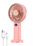Portable Handheld Fan USB Rechargeable Mini Fan Digital Display 5-Speed Adjustment Suitable For Travel Outdoor Office Home Manwatstore