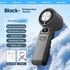 Portable High Speed Cooling Handheld Fan 3600mAh Rechargeable 100 Speed Adjustable Mini Foldable Air Cooling Turbo Fan & Lanyard Manwatstore