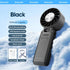 Portable High Speed Cooling Handheld Fan 3600mAh Rechargeable 100 Speed Adjustable Mini Foldable Air Cooling Turbo Fan & Lanyard Manwatstore