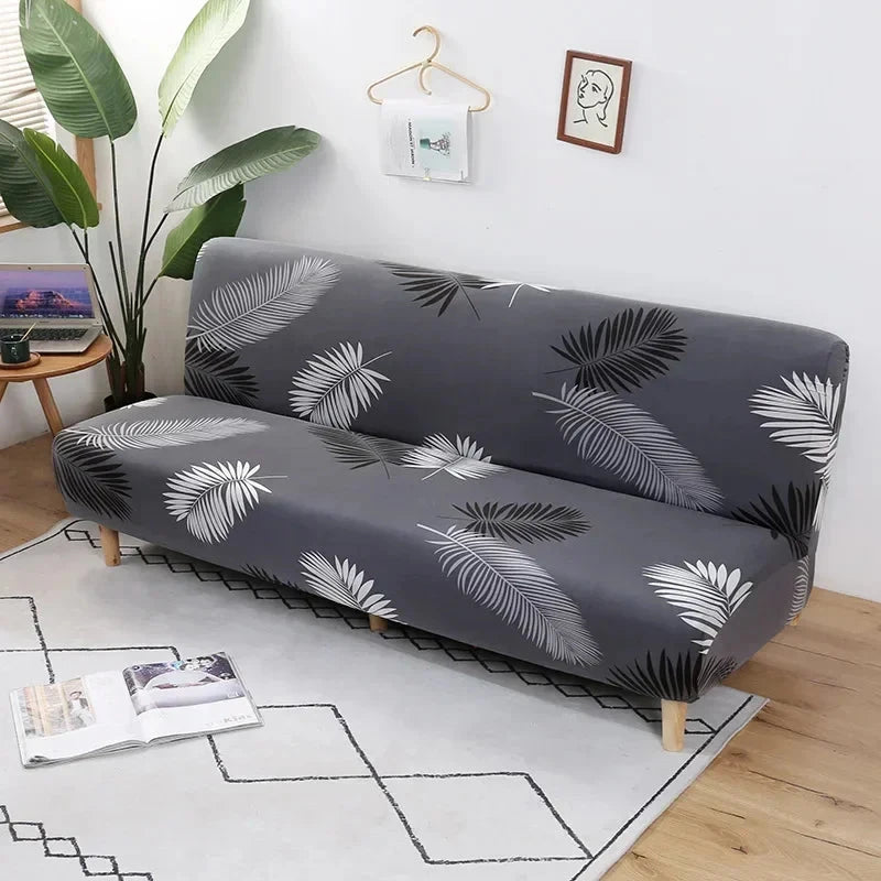 Printed Pattern folding sofa bed cover sofa covers spandex stretchdouble seat cover slipcovers for living room geometric print Manwatstore