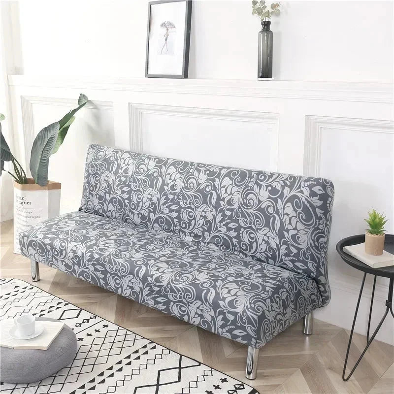 Printed Pattern folding sofa bed cover sofa covers spandex stretchdouble seat cover slipcovers for living room geometric print Manwatstore