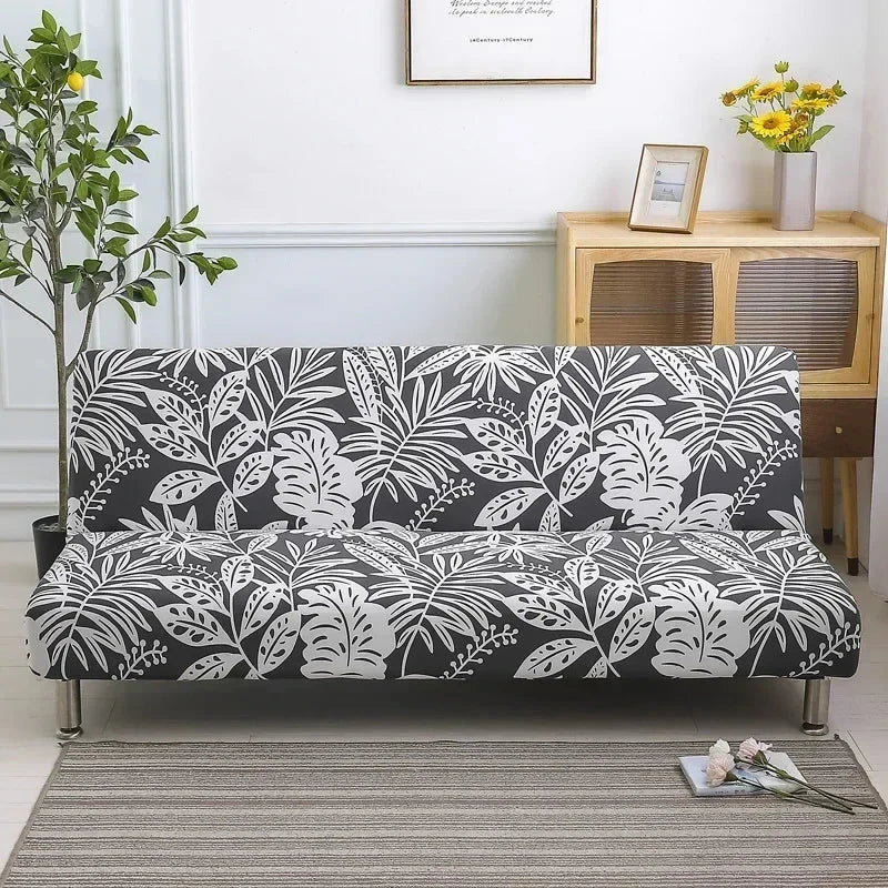 Printed Pattern folding sofa bed cover sofa covers spandex stretchdouble seat cover slipcovers for living room geometric print Manwatstore