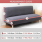 Printed Pattern folding sofa bed cover sofa covers spandex stretchdouble seat cover slipcovers for living room geometric print Manwatstore
