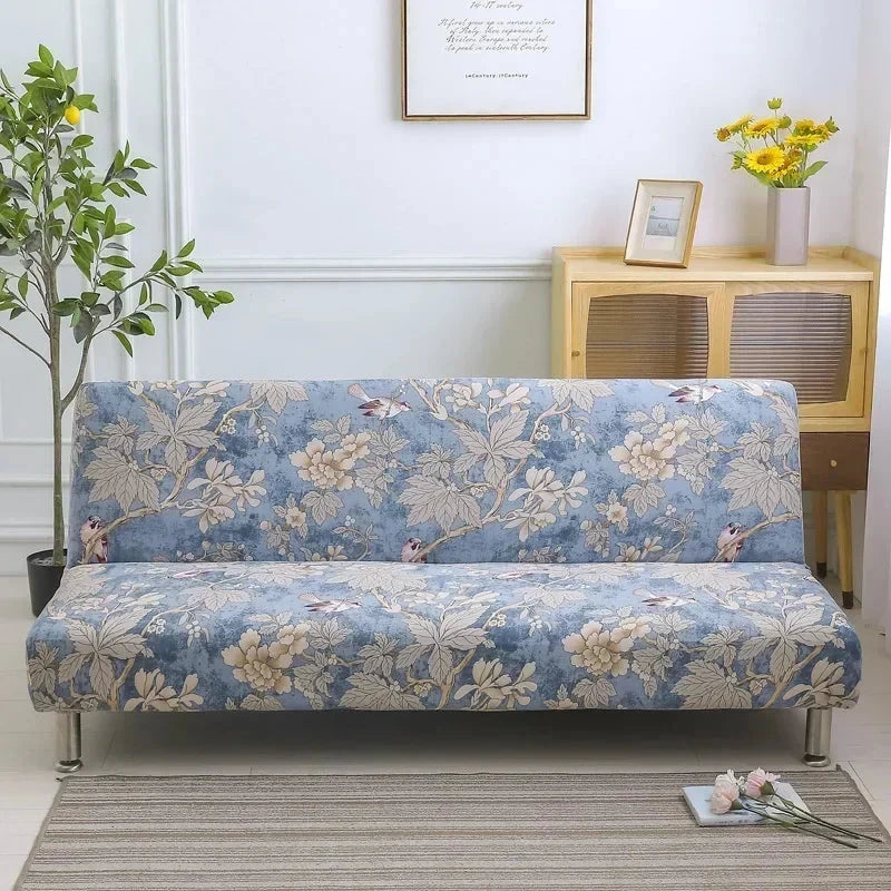 Printed Pattern folding sofa bed cover sofa covers spandex stretchdouble seat cover slipcovers for living room geometric print Manwatstore