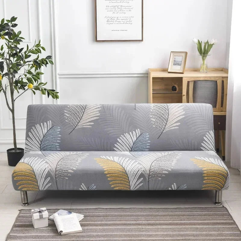 Printed Pattern folding sofa bed cover sofa covers spandex stretchdouble seat cover slipcovers for living room geometric print Manwatstore