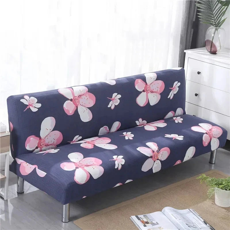 Printed Pattern folding sofa bed cover sofa covers spandex stretchdouble seat cover slipcovers for living room geometric print Manwatstore