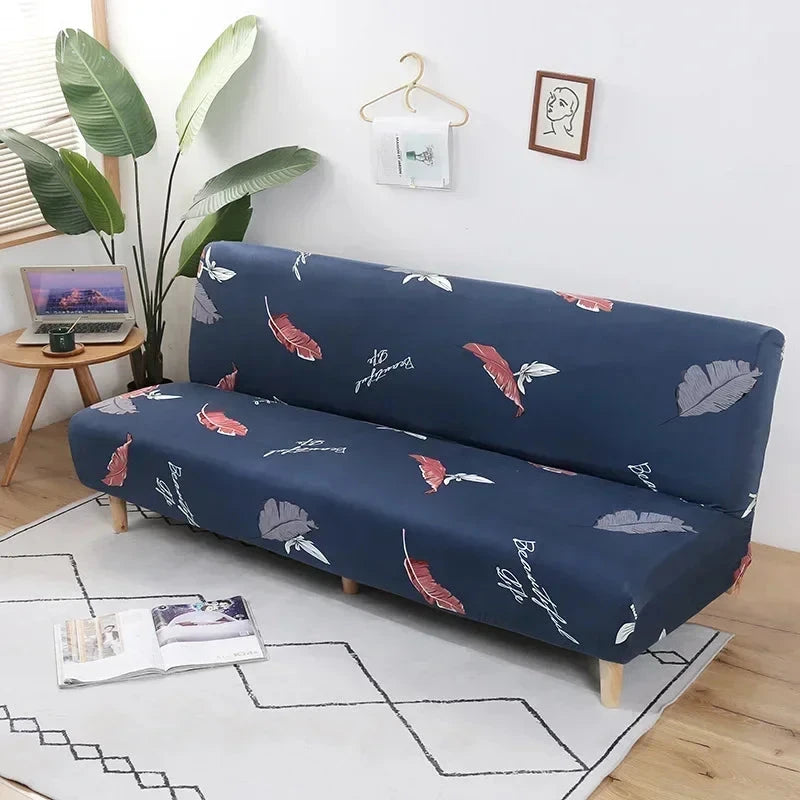Printed Pattern folding sofa bed cover sofa covers spandex stretchdouble seat cover slipcovers for living room geometric print Manwatstore
