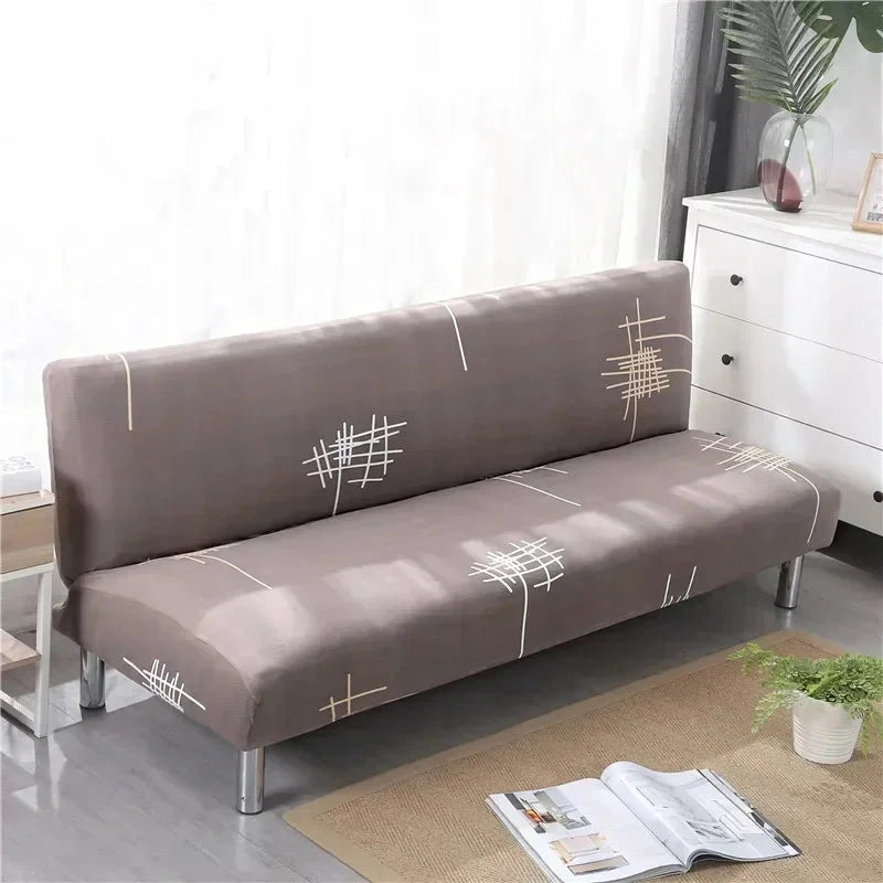 Printed Pattern folding sofa bed cover sofa covers spandex stretchdouble seat cover slipcovers for living room geometric print Manwatstore